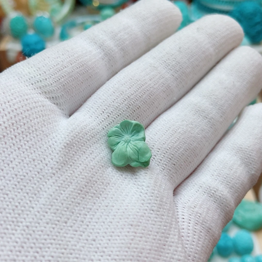 绿松石未镶嵌繁花