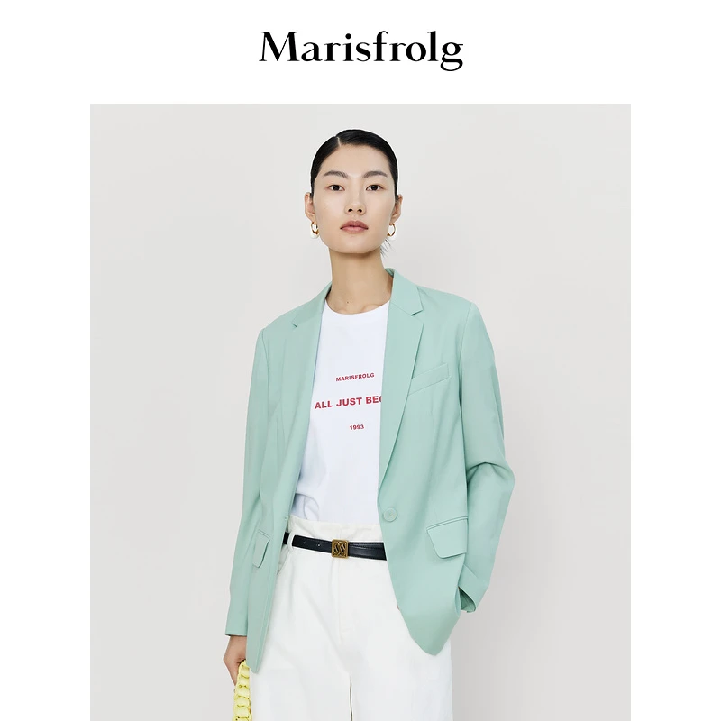 【商场同款新品】Marisfrolg/玛丝菲尔欧若风西装潮流时尚A1DE14133