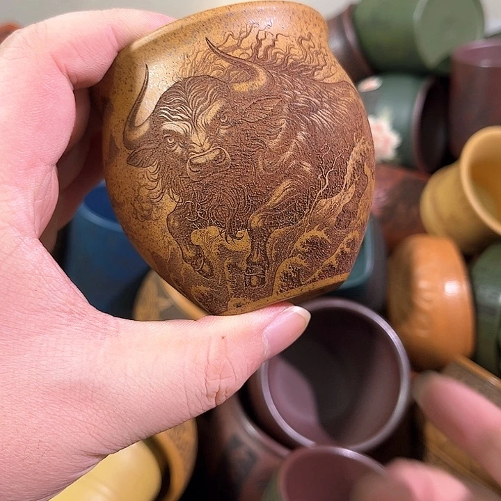 茶杯紫砂全手工紫砂主人杯