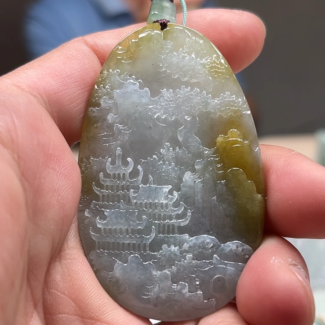 吊坠(不含链)未镶嵌翡翠天然翡翠