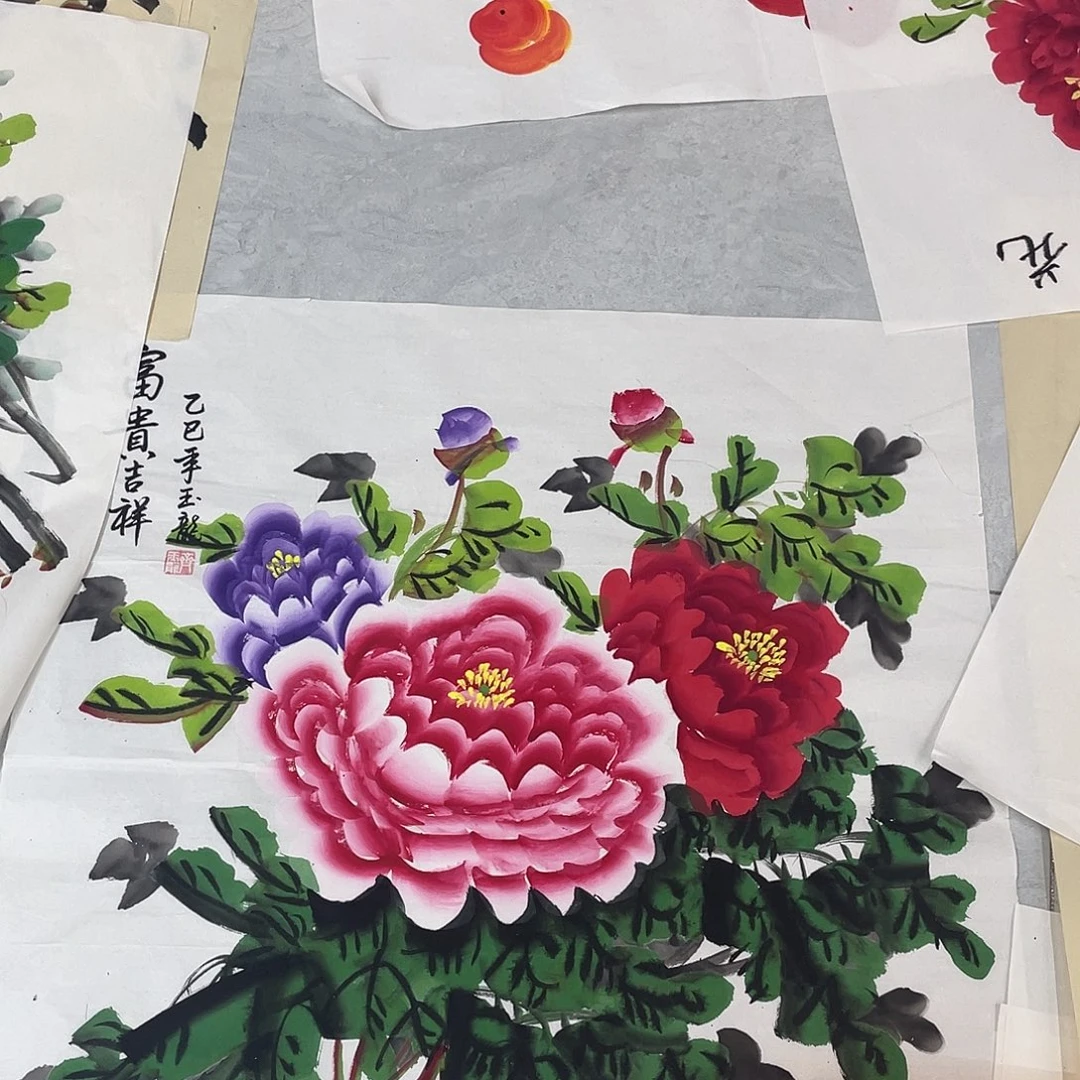 国画国画作品书法作品原稿70福利