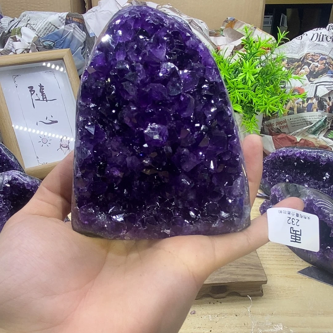 珠宝半成品紫晶未镶嵌