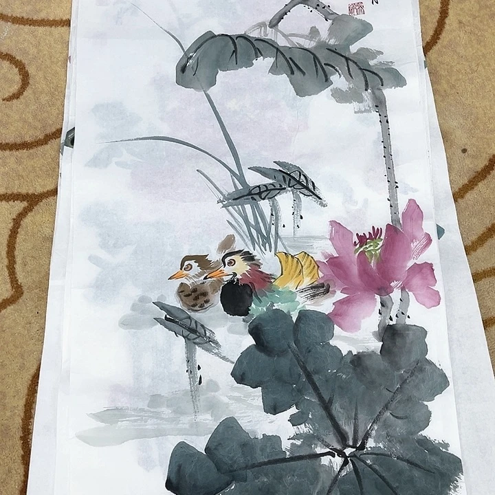 国画三尺整张吴帆