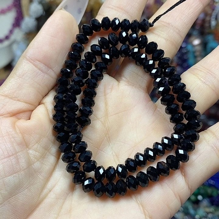 玛瑙/玉髓未镶嵌珠宝半成品玛瑙切面车轮卡6mm