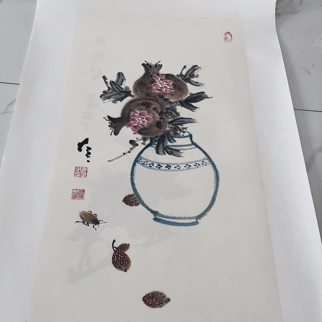 国画国画作品手绘作品