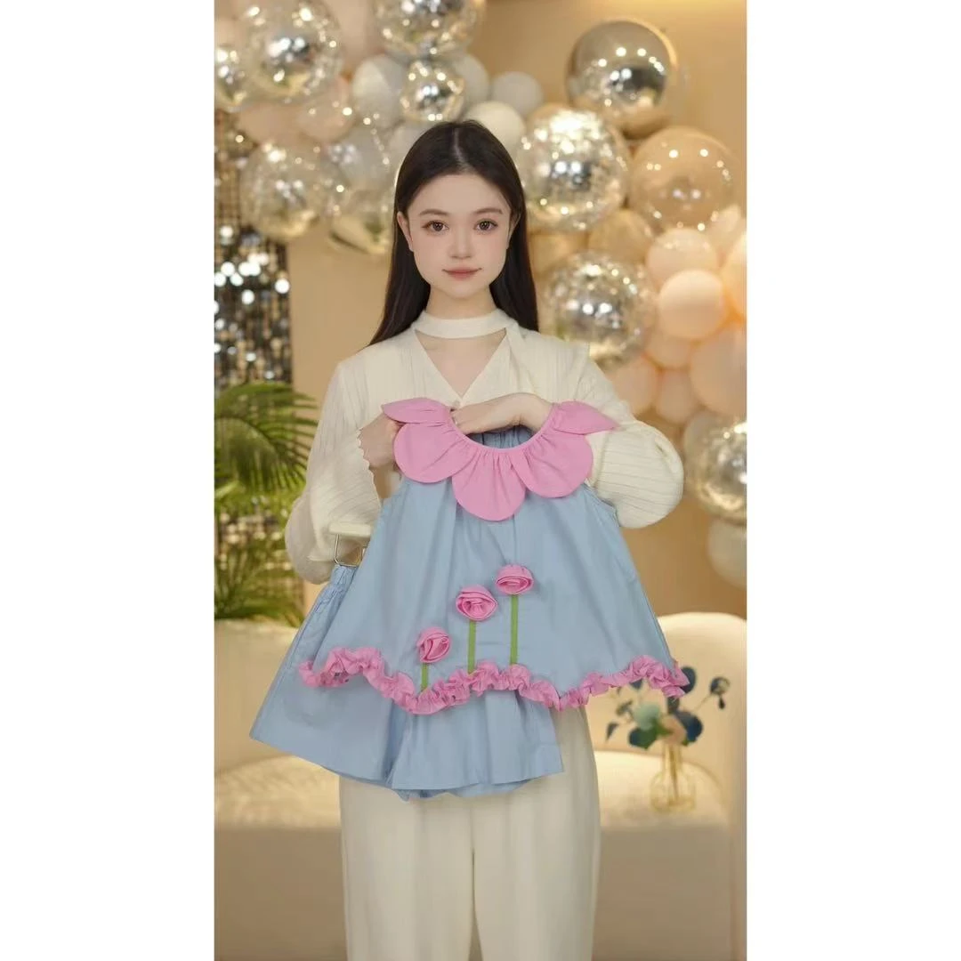 【菲菲】女套装夏装2025新款童装