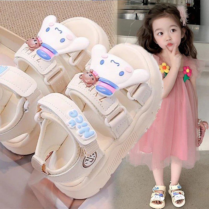 女童凉鞋2025夏季新款儿童玉桂狗防滑运动休闲软底沙滩鞋大童女孩
