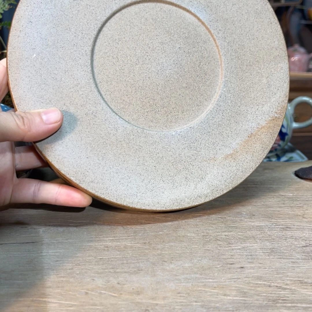 壶素浅陶瓷手工手绘