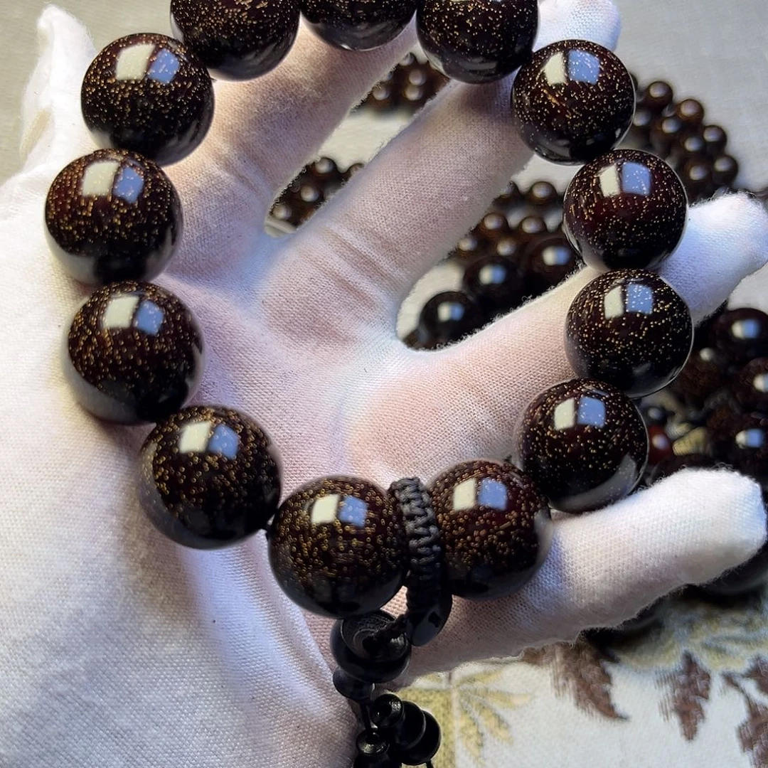 檀香紫檀（小叶紫檀）1.8 13颗爆星