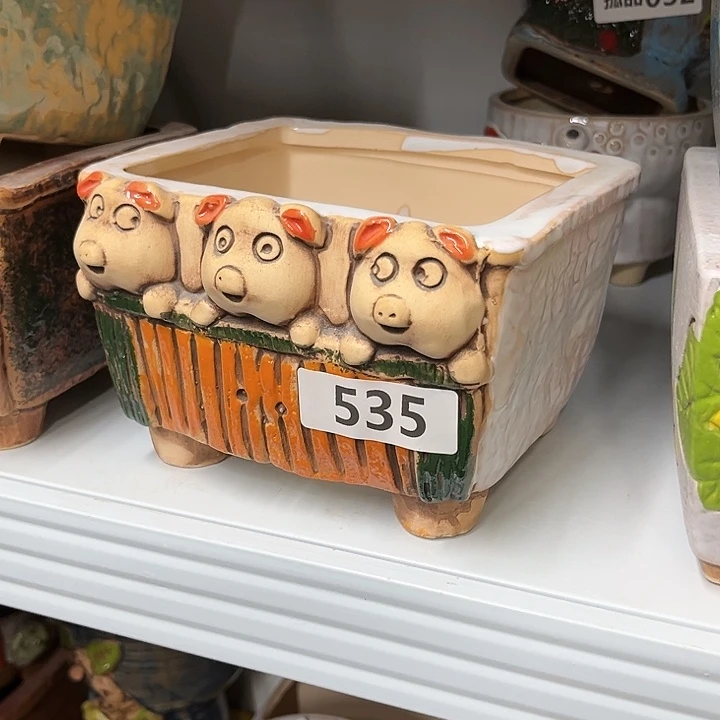 花盆紫砂粗陶材质多肉花盆