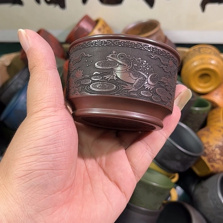 茶杯紫砂全手工紫砂主人杯