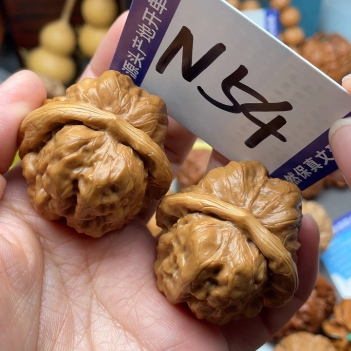 文玩核桃把件蛙蛙41尺