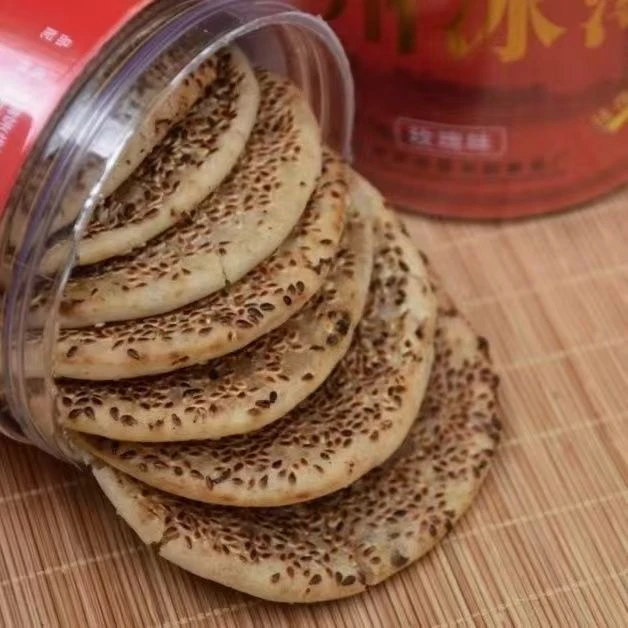 重庆开州冰薄饼开县特产中秋四川糕点传统老式芝麻饼薄皮香甜月饼