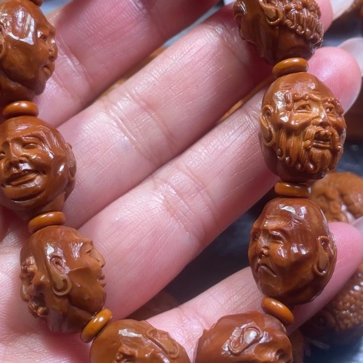 橄榄核手串/手链小*沫十八罗汉