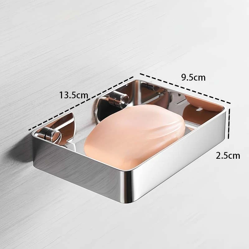 肥皂盒太空铝厨房浴室香皂盒挂壁式卫生间置物架香皂架肥皂沥水架