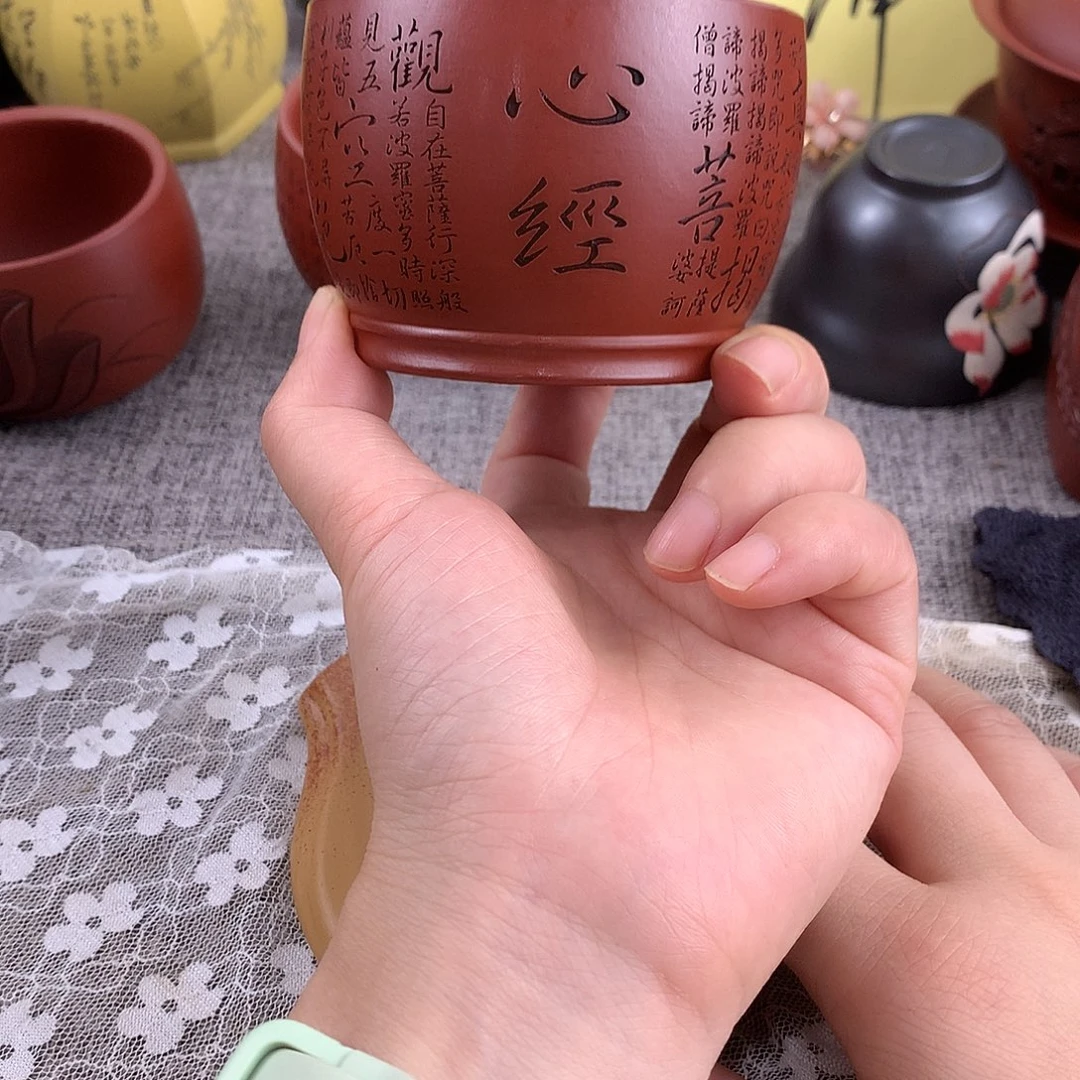 紫砂茶杯高端主人杯