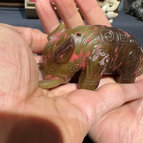 未镶嵌和田玉（糖玉）珠宝奇石牧*