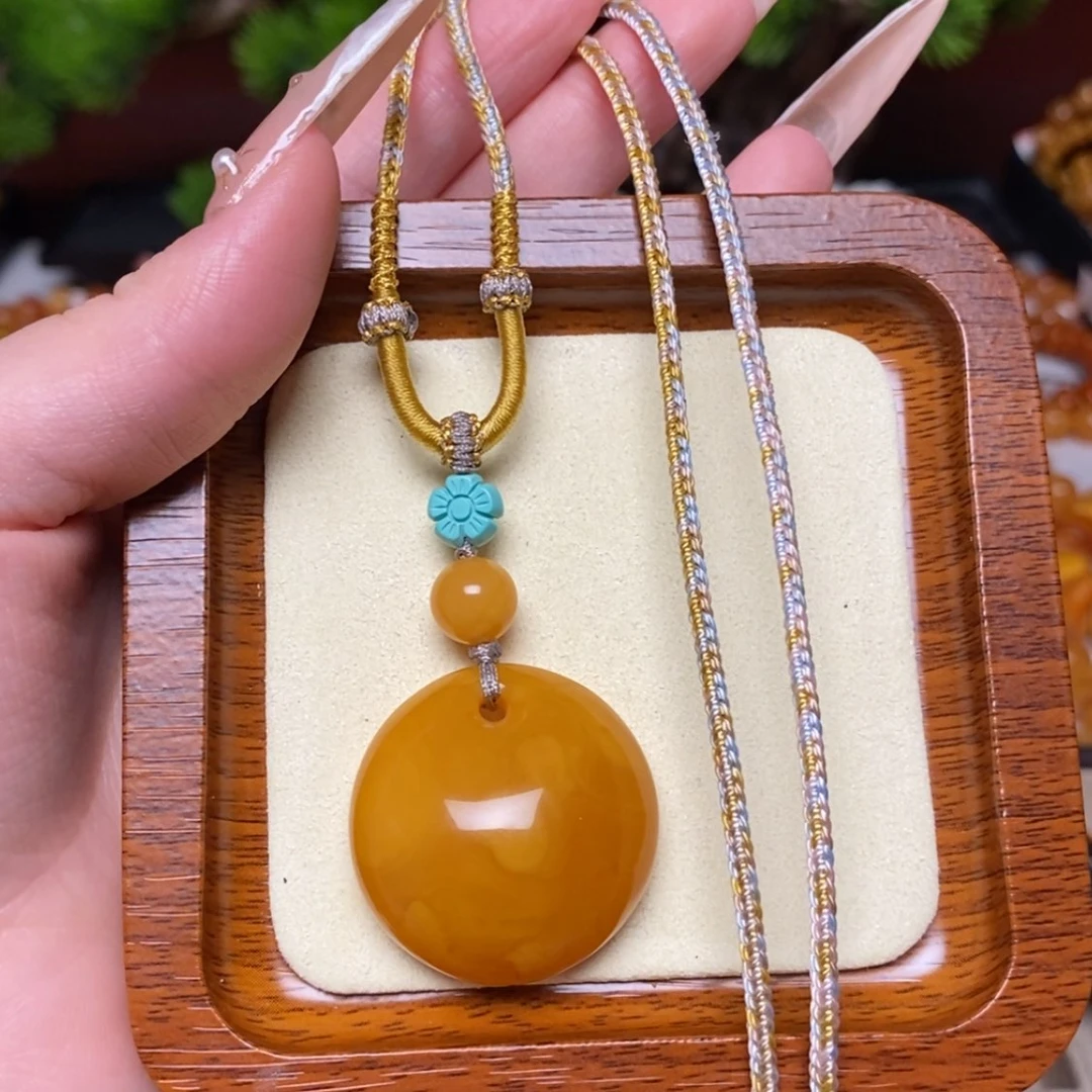【闪购商品】蜜蜡颈饰未镶嵌项链