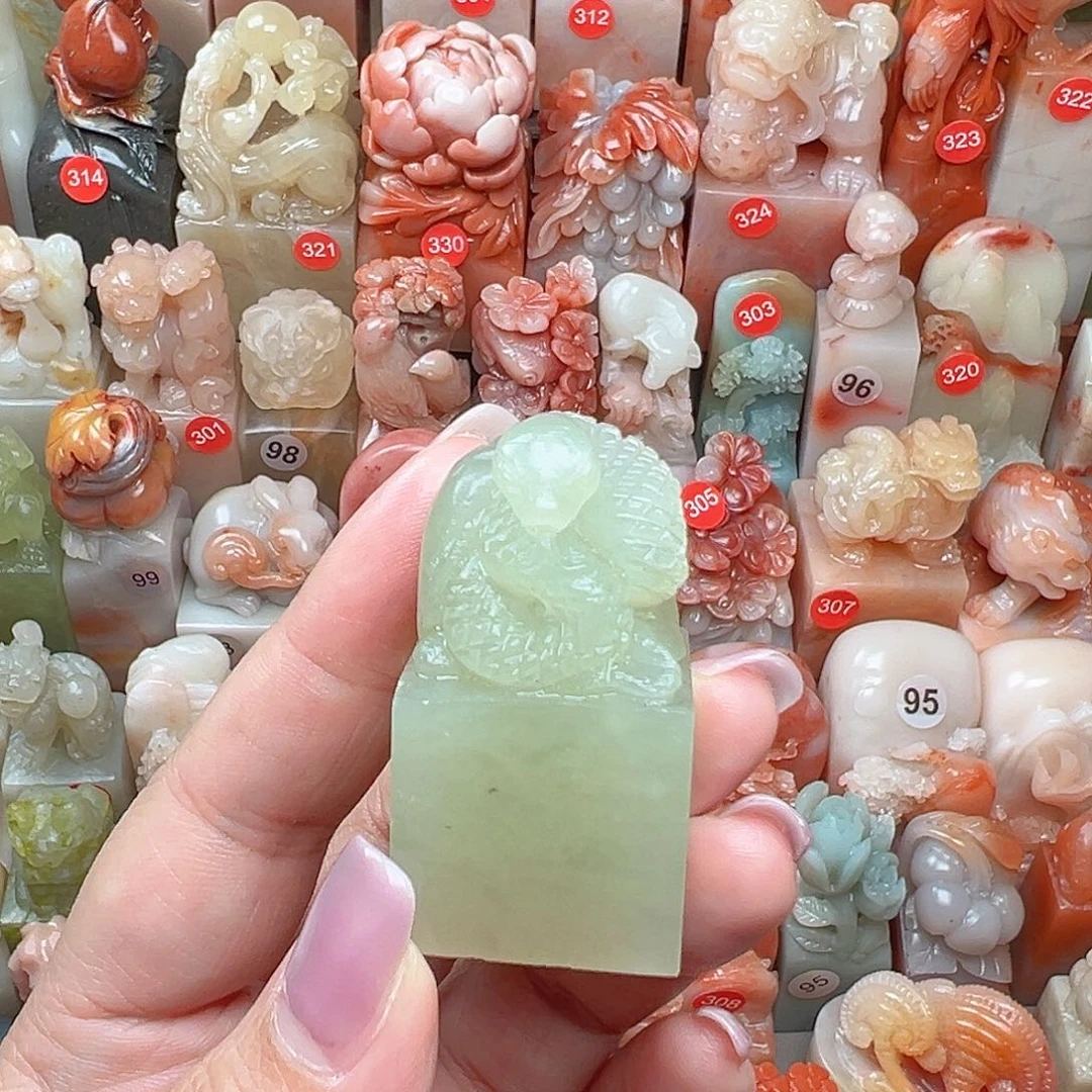 昌化石印石天**黄寿山石等