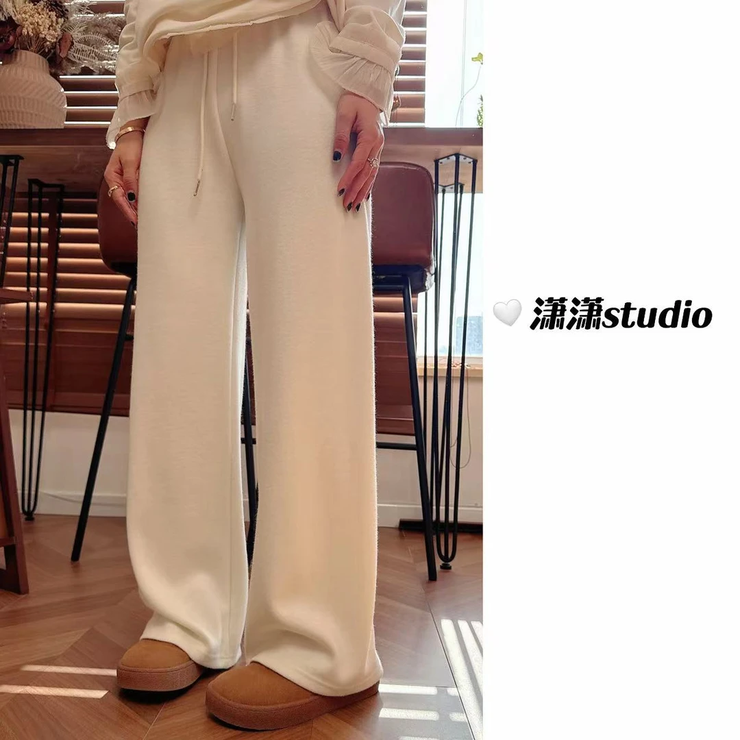 【直筒长裤】潇潇自制宽松直筒休闲百搭长裤6637