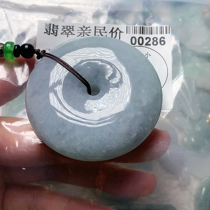 翡翠颈饰未镶嵌梦*倪000000000286