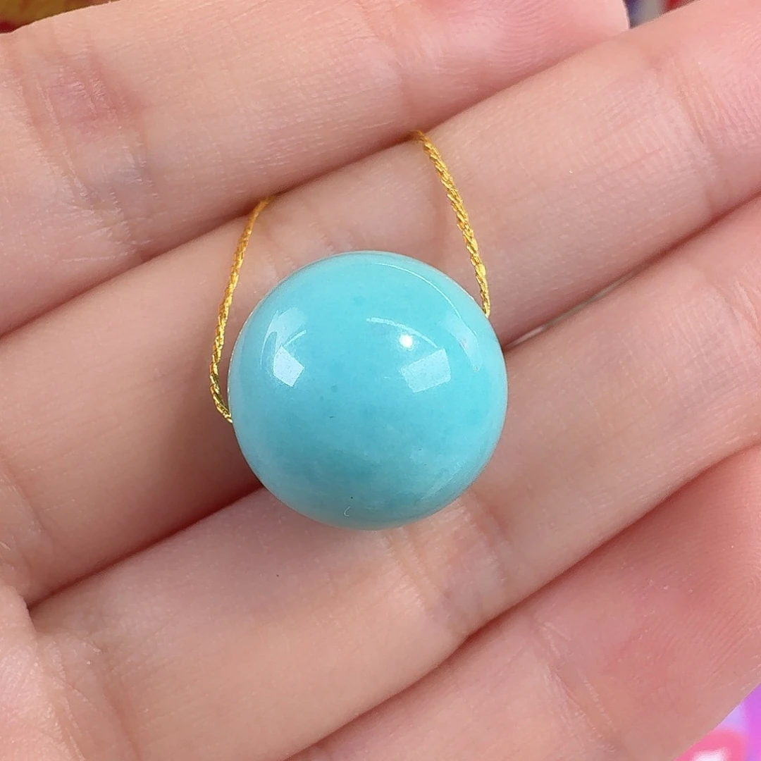 绿松石未镶嵌珠宝奇石15mm+