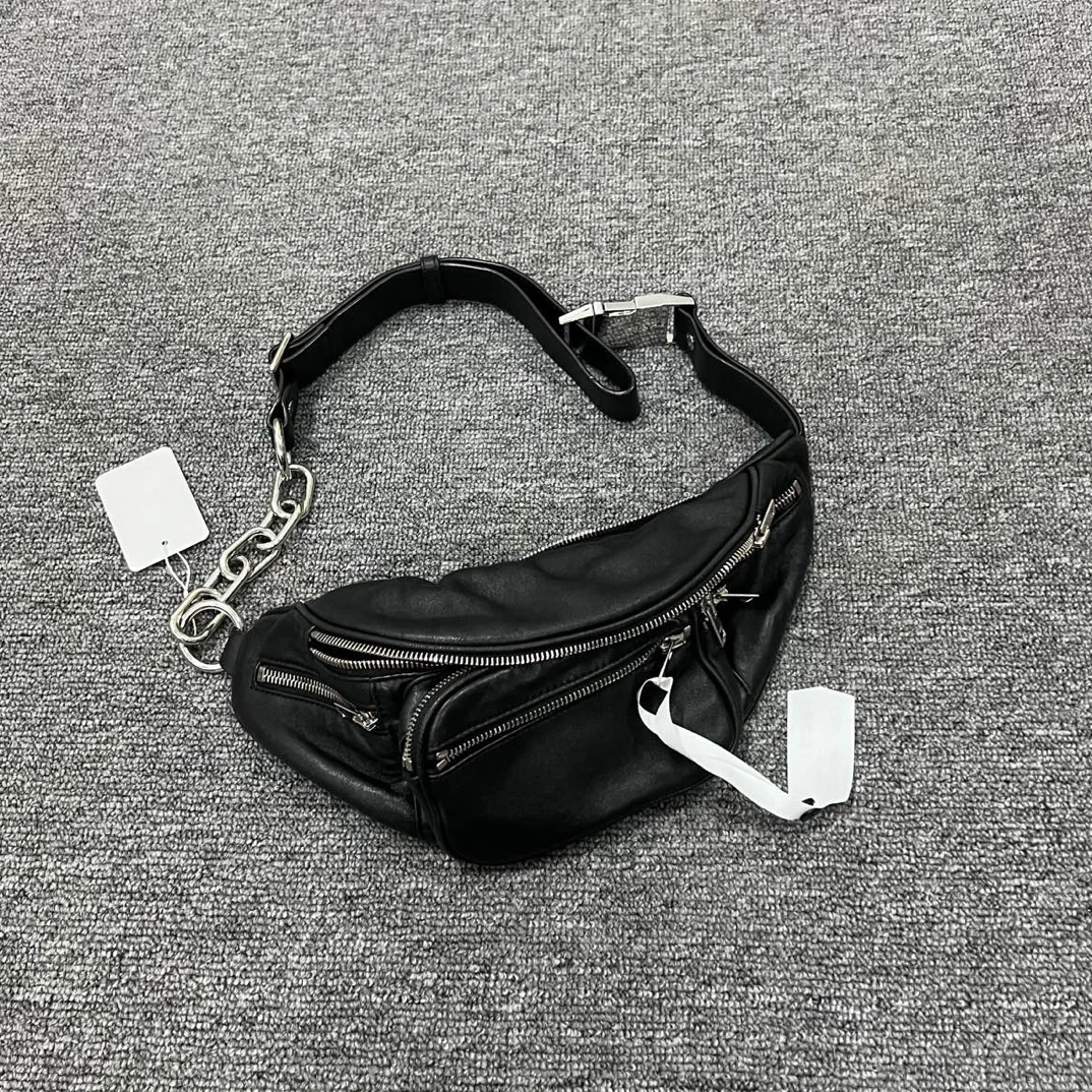 95新 maje jp925 008996 黑色腰包