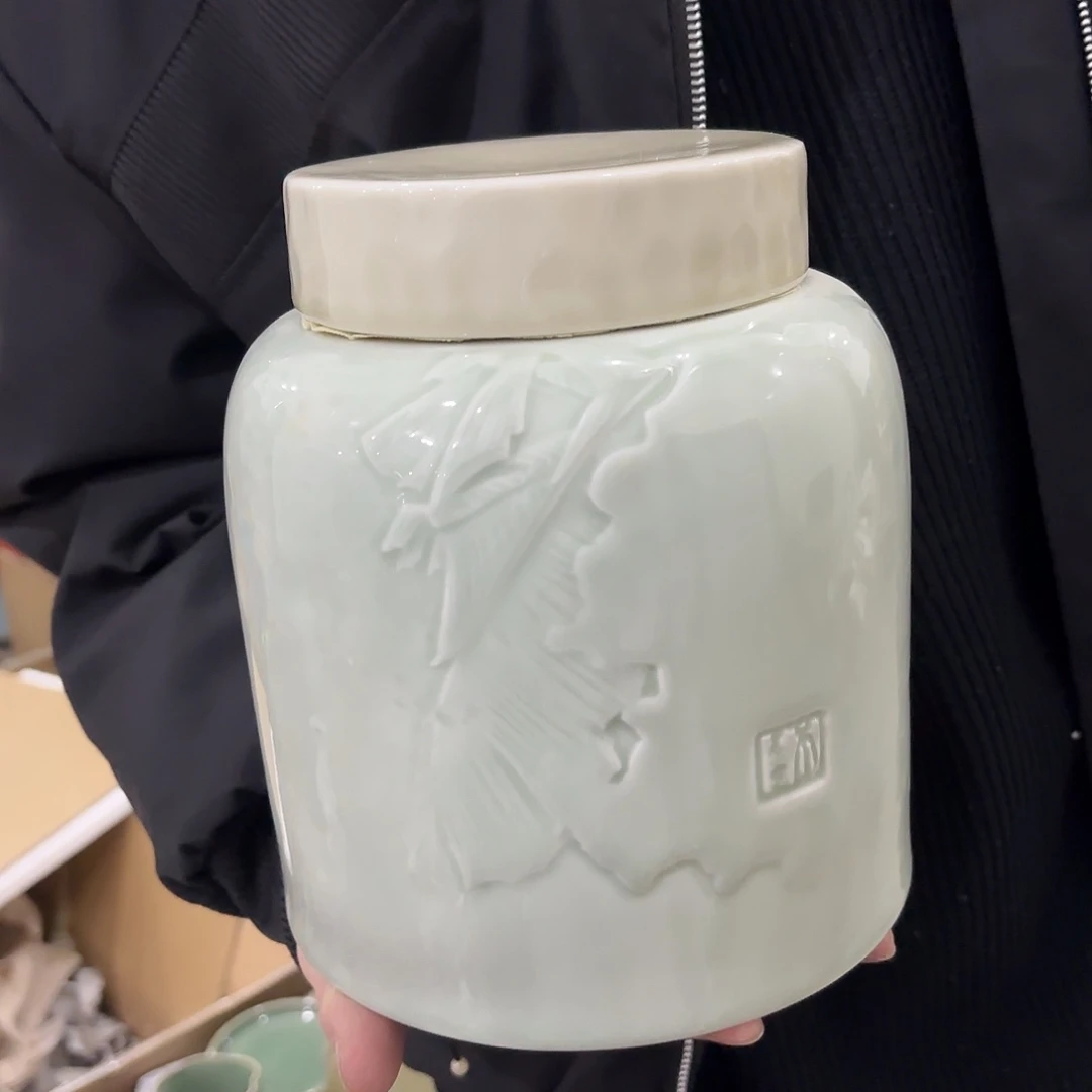 龙泉云间青瓷小米茶器