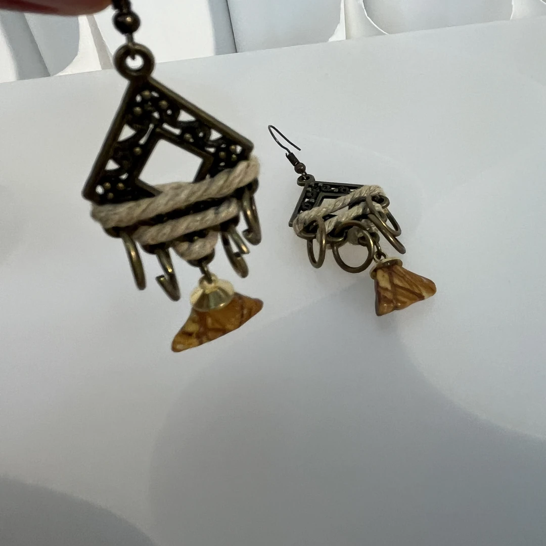 非金属亚克力耳饰 波西米亚风耳环