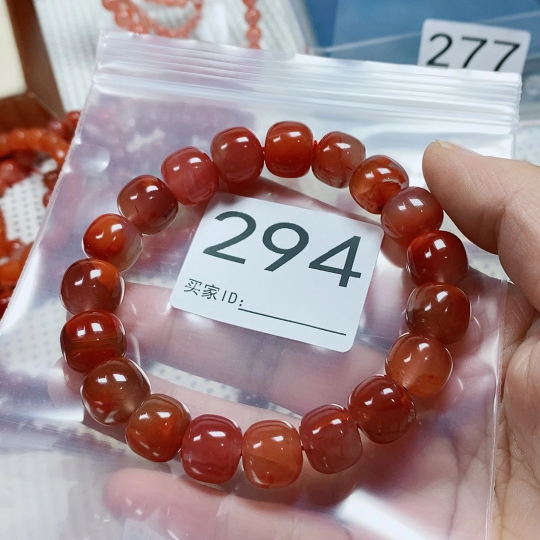 漠***鹰南红玛瑙未镶嵌手串卡12