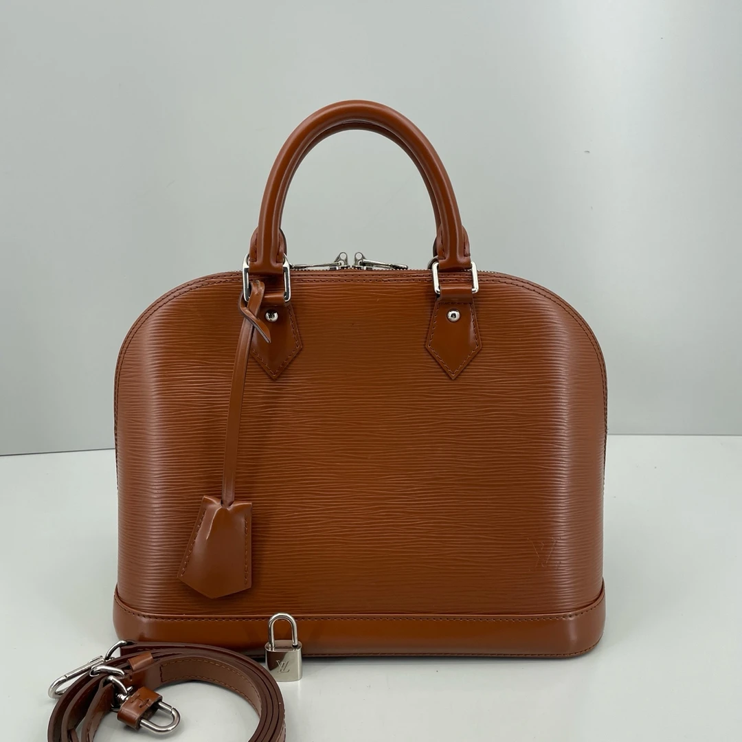 95新 LouisVuitton/路易威登 优选/棕色水波纹贝壳包 31x32x14
