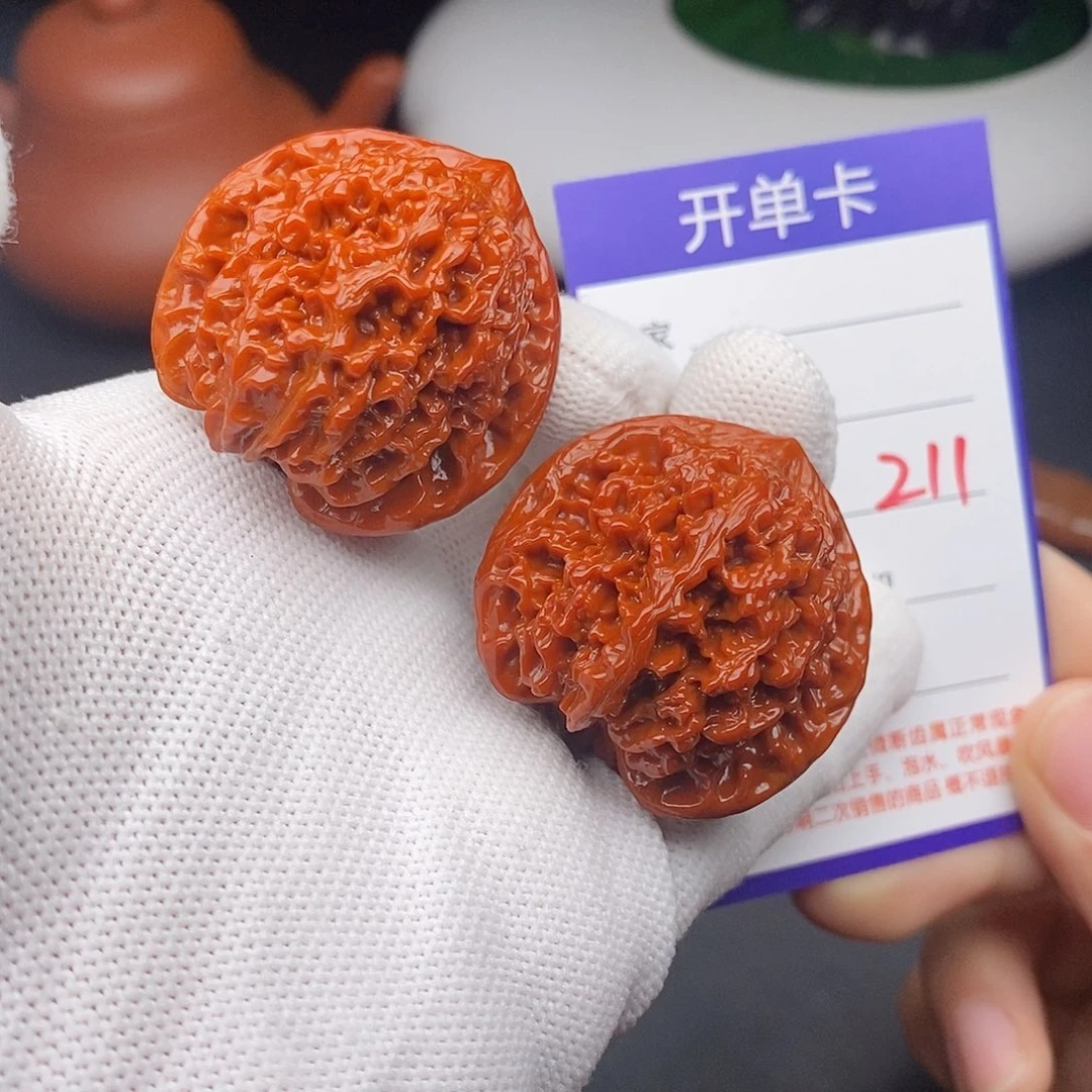 文玩核桃把件38百花山211