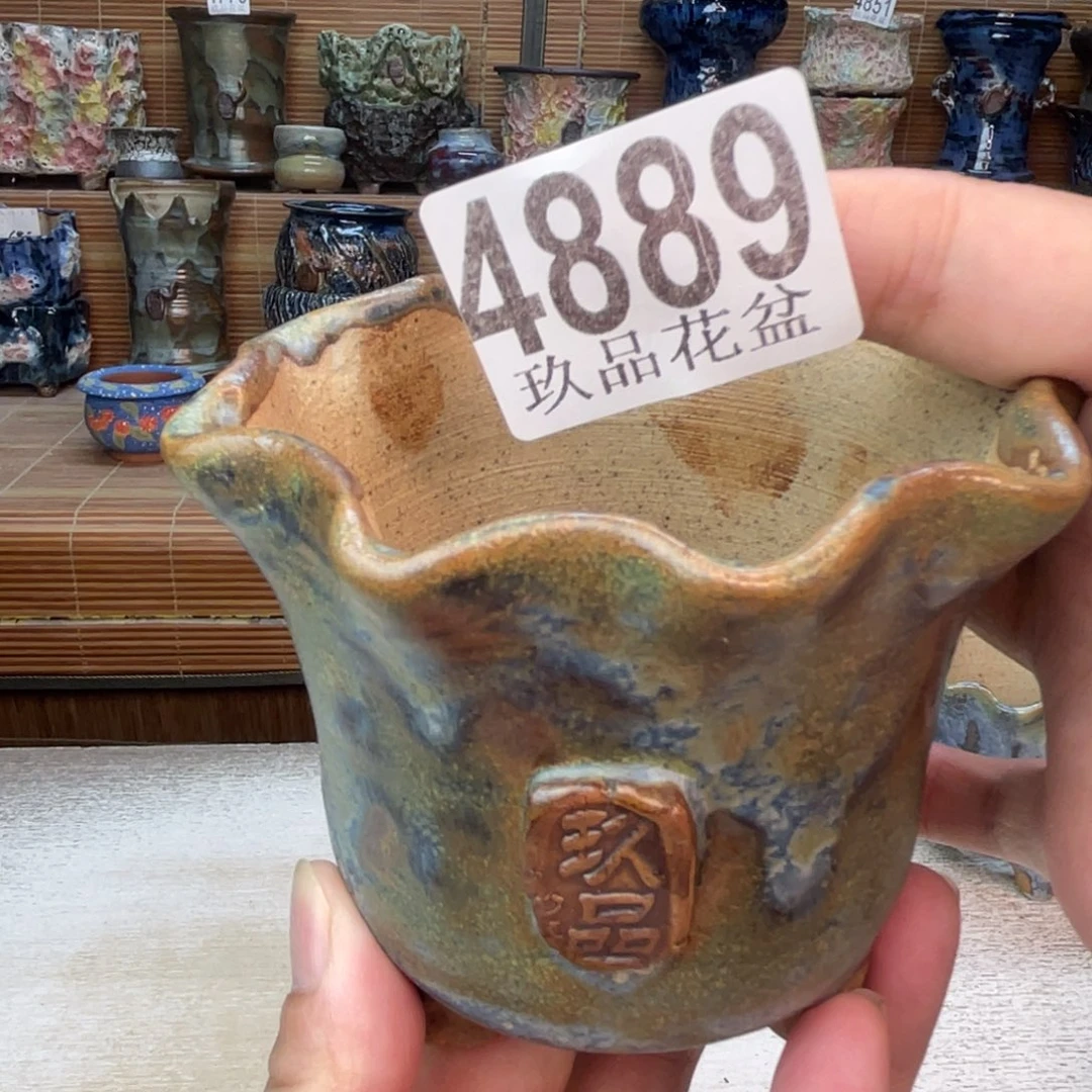 景德镇陶瓷手工花盆默认瑕疵