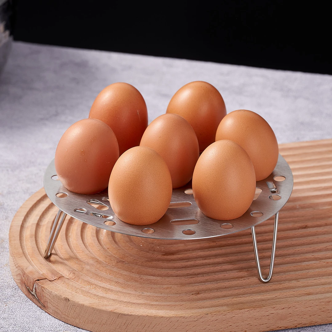 304不锈钢蒸蛋架蒸片家用厨房隔水蒸菜架隔网蒸笼屉篦子蒸格蒸盘