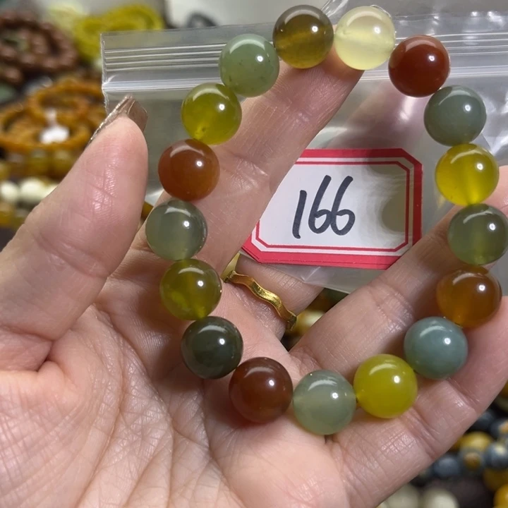 蛇纹石玉未镶嵌手链