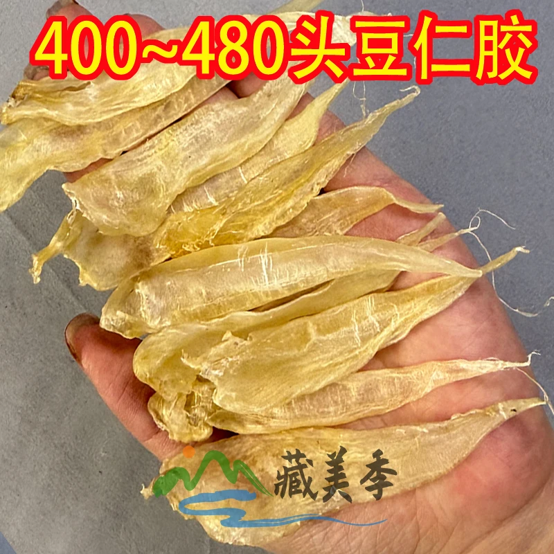 400~480头豆仁胶清水货BB胶深海鱼胶鱼肚鱼鳔炖汤滋补干货孩儿胶