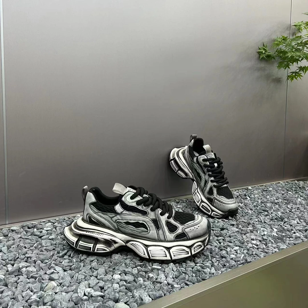 休闲时尚网面鞋运动鞋男士运动休闲鞋透气潮鞋夏季（皮鞋码）