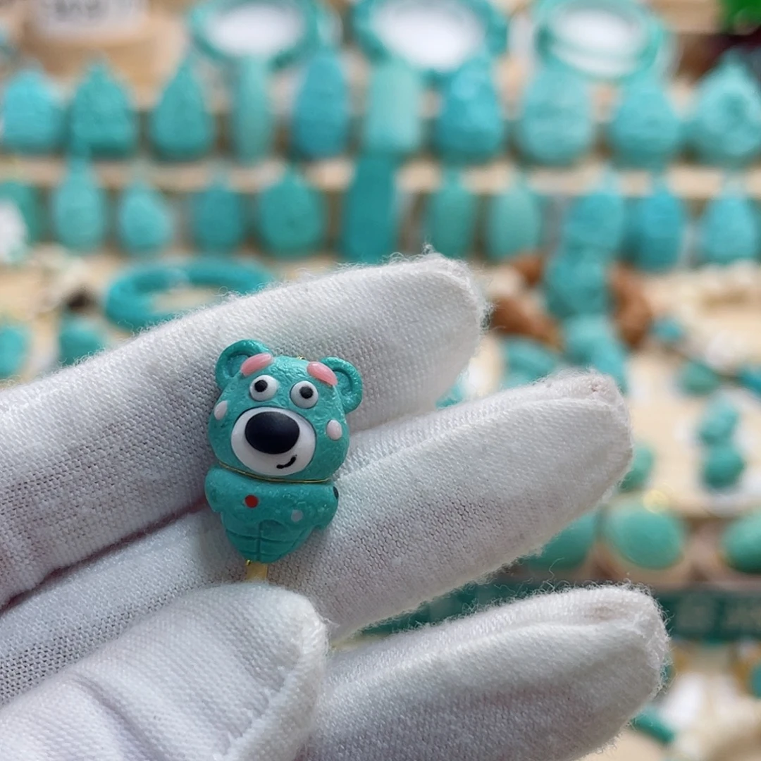 未镶嵌绿松石珠宝奇石