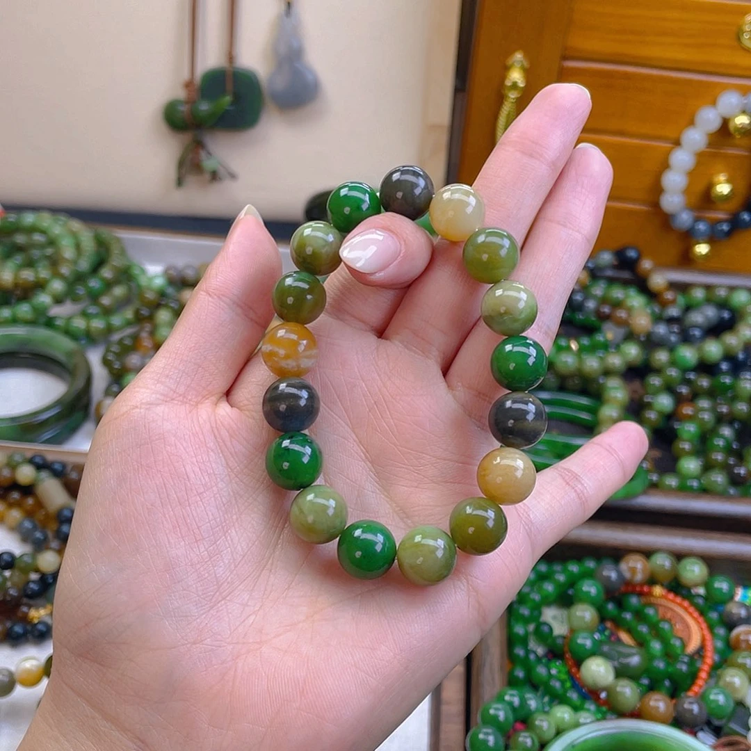 和田玉未镶嵌手链