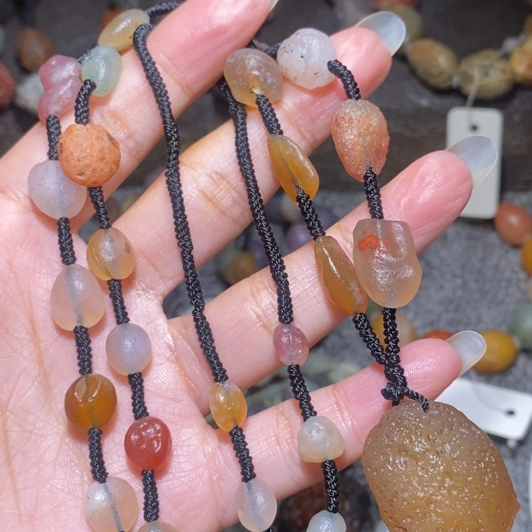 未镶嵌玛瑙/玉髓珠宝半成品