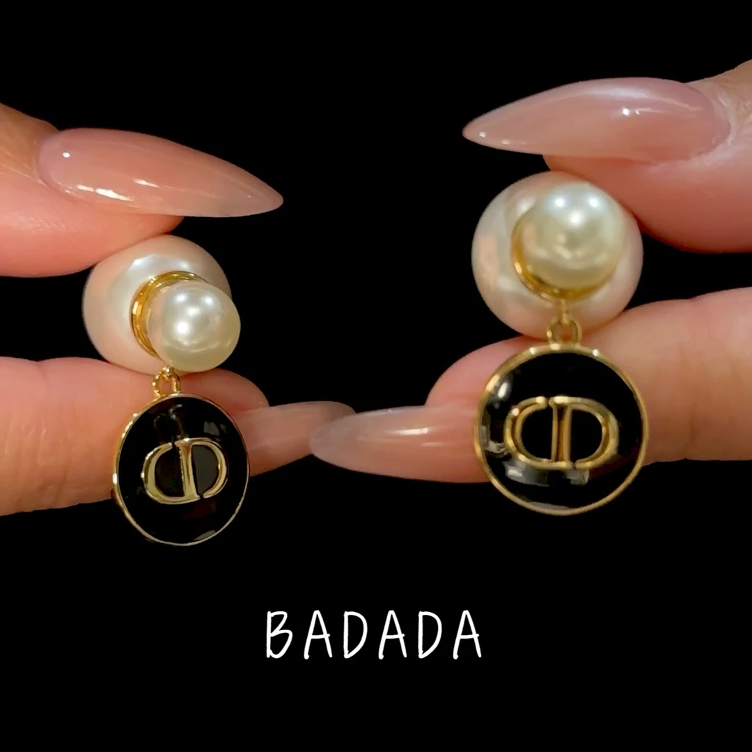 铜合金仿珍珠耳饰 【EDD6004】轻奢女士气质精致高定耳钉