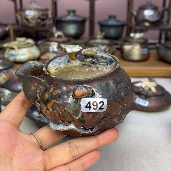 壶裸柴烧陶瓷茶具