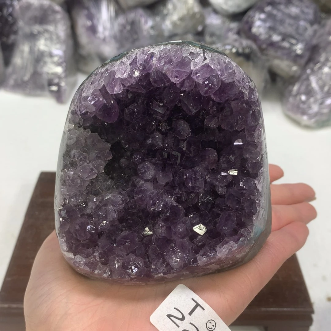 紫晶摆件未镶嵌水晶