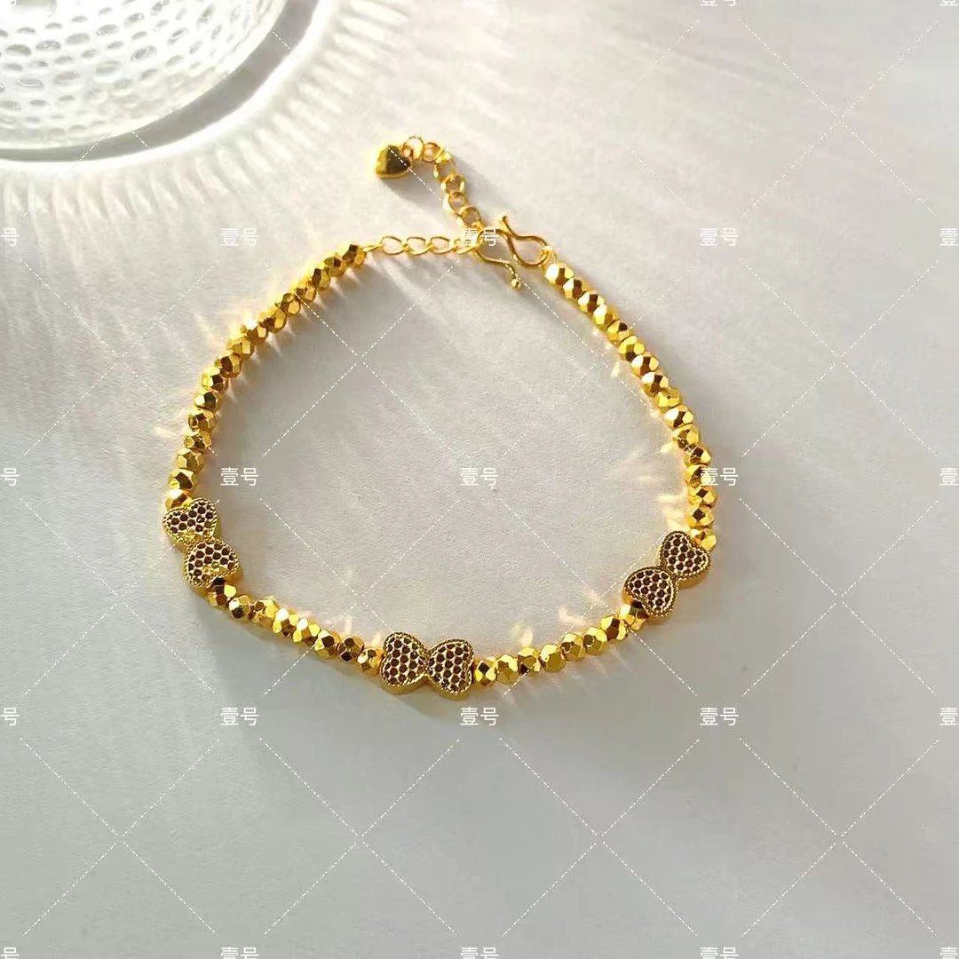 合金手链 【壹号】金铺轻奢手链碎冰冰蝴蝶结在逃公主系列不掉色