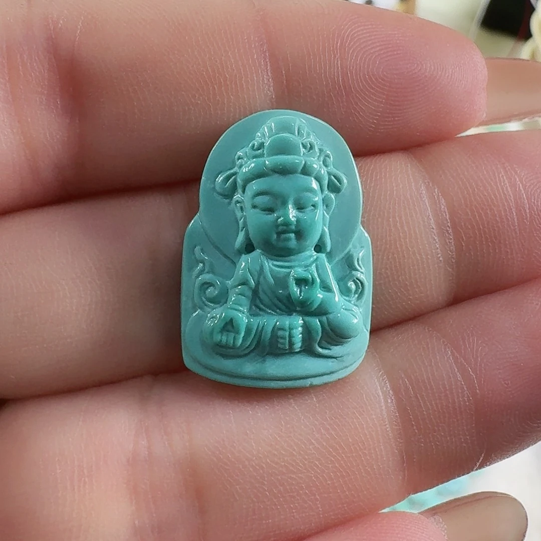 绿松石未镶嵌颈饰