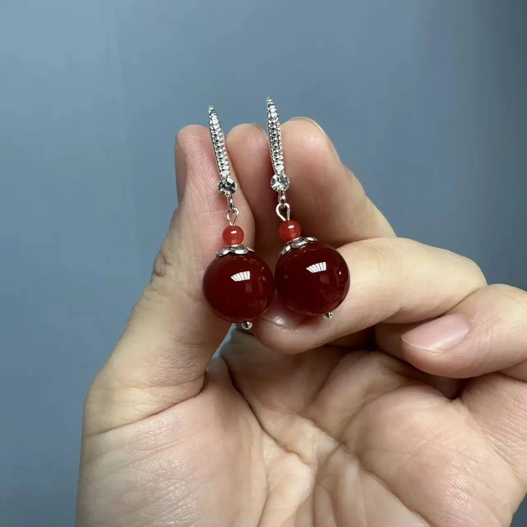 红色DIY耳钩斜跨套装