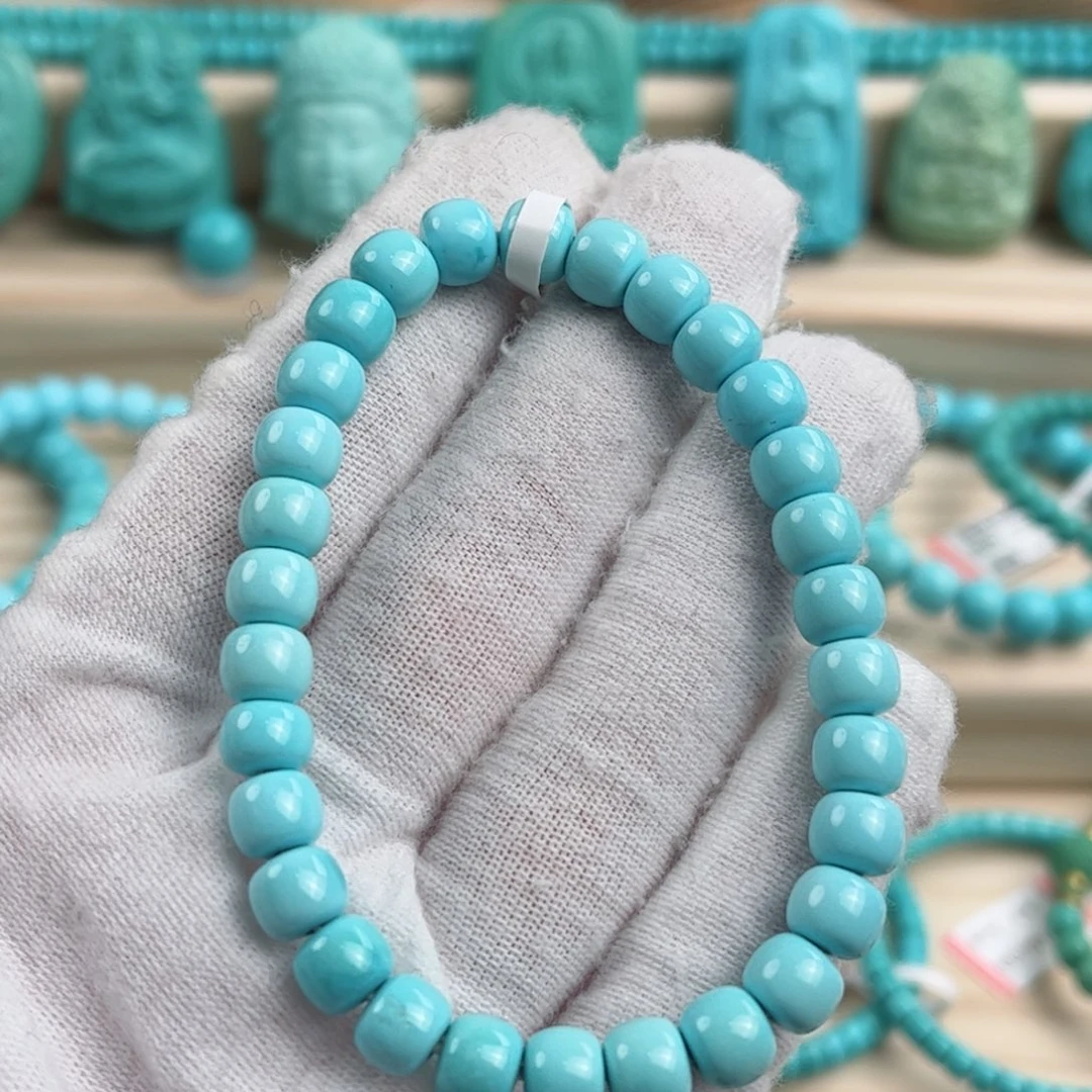 未镶嵌绿松石尺寸7.2mm