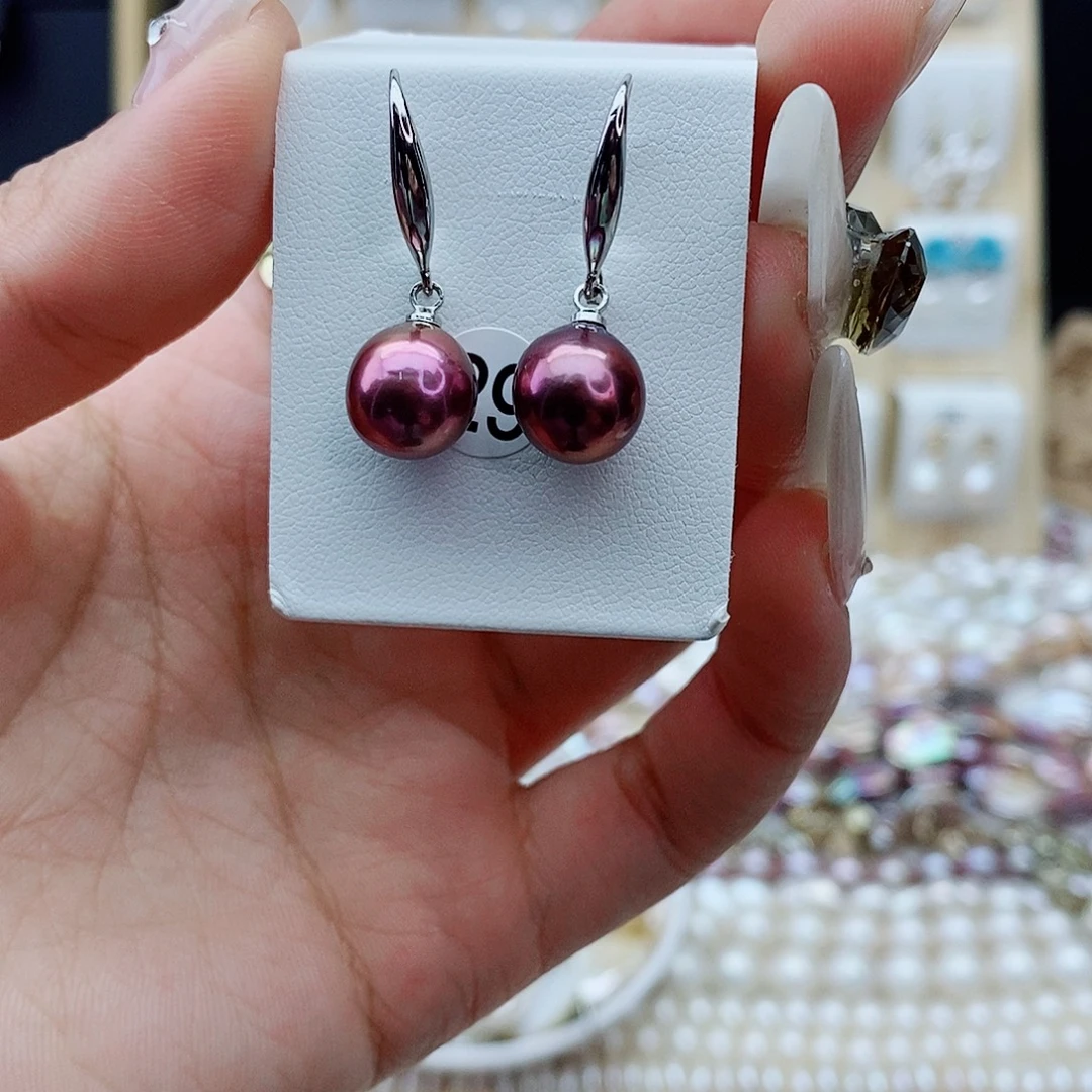 淡水珍珠耳饰未镶嵌