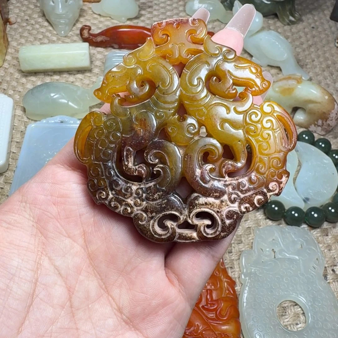 白玉菩提吊坠挂件