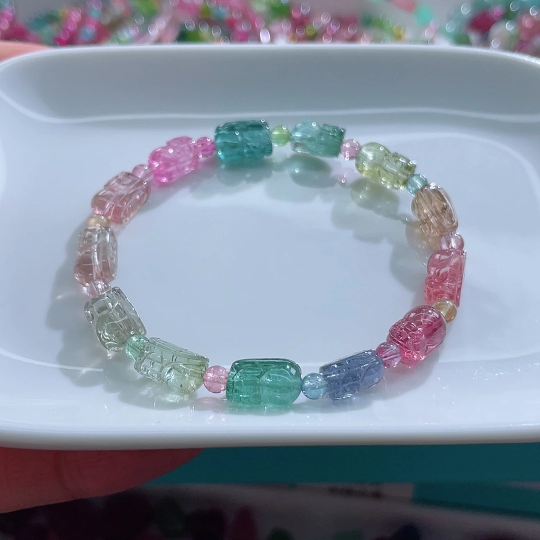 未镶嵌手链碧玺碧玺手链